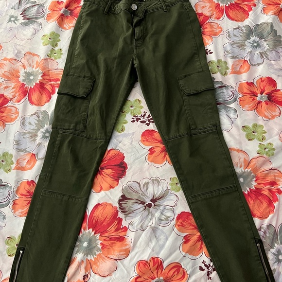 Zara Pants & Jumpsuits Zara Army Green Cargo Pants Poshmark